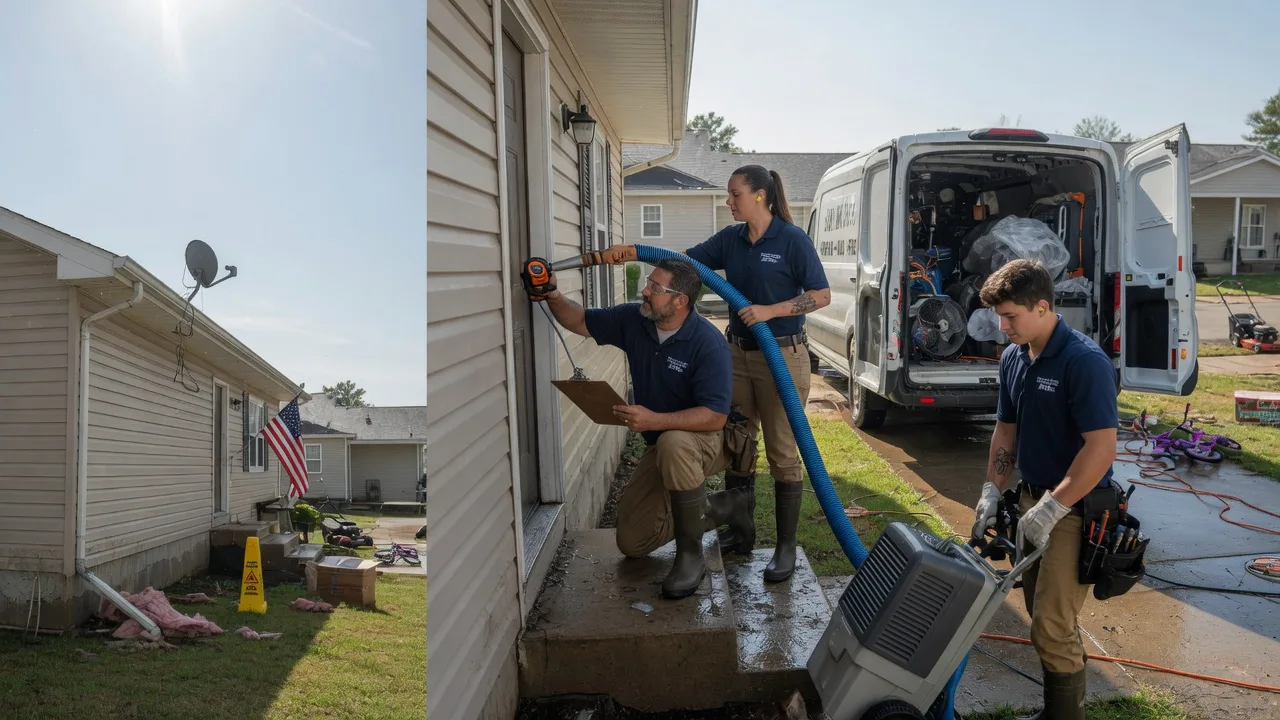 Ceiling Water Damage Restoration in Pineville, WV near me